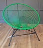 Green Flower Acapulco Chair
