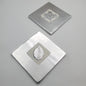 2pc Leaf Pot Holder Tray Set
