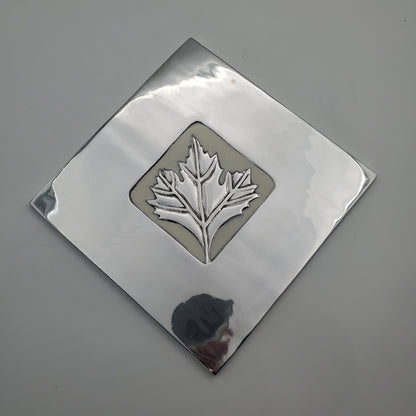 2pc Leaf Pot Holder Tray Set