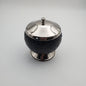 Ceramic & Pewter Metal Candy Bowl