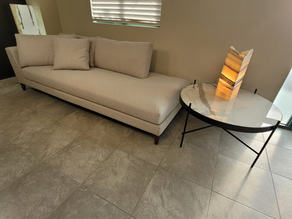 San Miguel 36" Coffee Table w/ Real Stone Top