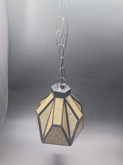 Small Bell Gold Tin Geometric Ceiling Pendant Lamp
