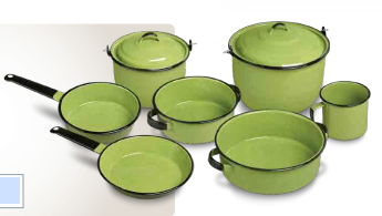 HUASTECA OPTIMA 9-PC SET · Avocado Green
