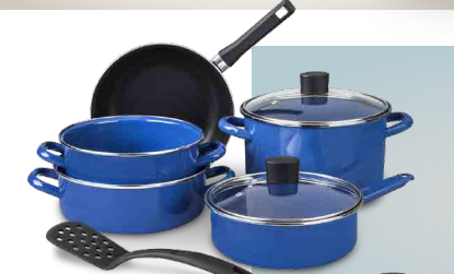 ARMENIA 8-PC SET · Graphite Blue