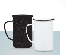 TALL MUG · 8 cm (3.1 in) | 620 mL (21.0 fl oz) · Black Speckled