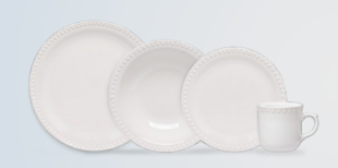 Mauve 16-Pc Dinnerware Set