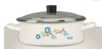 DUTCH OVEN WITH GLASS LID · 26 cm (10.2 in) | 4.5 L (152.2 fl oz) · Cream · Fiorella