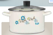 STOCKPOTS WITH GLASS LID · 26 cm (10.2 in) | 9 L (304.3 fl oz) · Cream · Fiorella