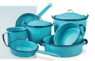 HUASTECA 9-PC SET · Turquoise Blue