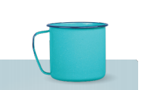 MUG · 8 cm (3.1 in) | 400 mL (13.5 fl oz) · Turquoise Blue