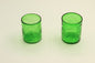 Green Blown Glass Set