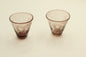 Dark Red Blown Glass Set