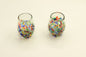 Multicolor Oval Blown Glass Set