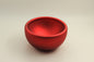 Red Diffused Blown Glass Bowl