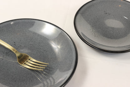 Anfora Denali Grey- 20 Piece Full Family Dinnerware Set