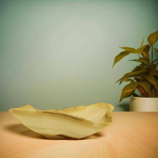 White Onyx Small Centerpiece