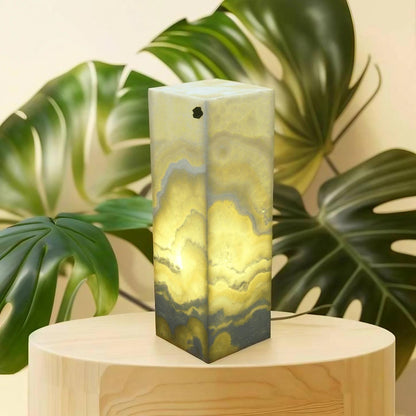Nubloso Crema Onyx Lamp