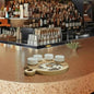 White Mezcalero and Pomegranate Wood Tray Set (Set of 4)