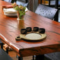Black Sand Mezcalero & Snakeskin Wood Tray Set (Set of 4)