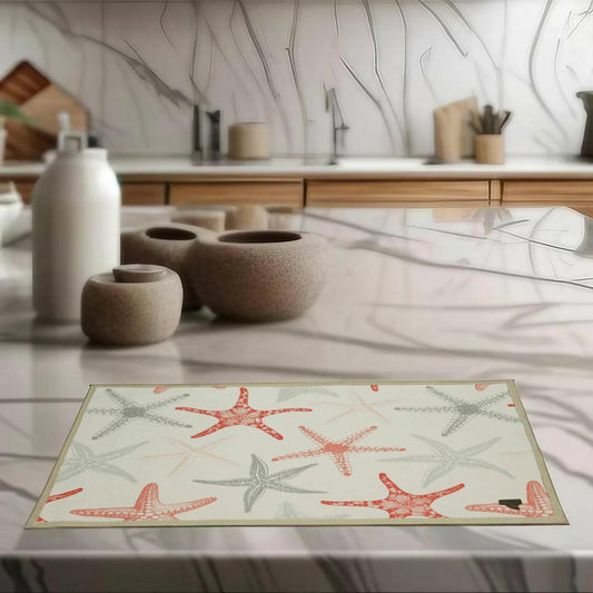 Red Ocean Reef Placemat Set (Set of 6)