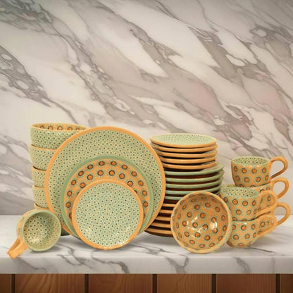 Limited Edition 30pc Handcrafted Ceramic Dinnerware Set (For 6 People)