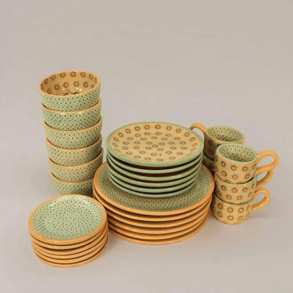 Limited Edition 30pc Handcrafted Ceramic Dinnerware Set (For 6 People)