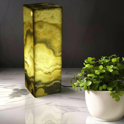 Nubloso Crema Onyx Lamp