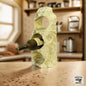 Brown & White Onyx Stone Wine Holder