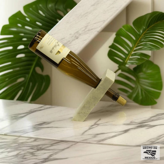 Grey Marble Wine Bottle Holder