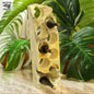 Yellow & Brown Onyx Stone Wine Holder