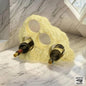 Yellow & Beige Onyx Stone Wine Holder