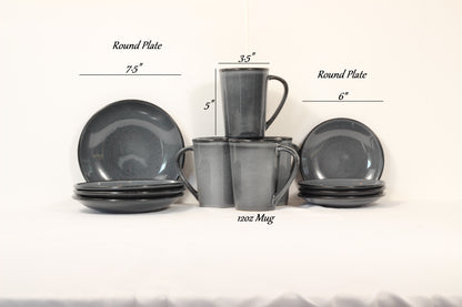 Anfora Denali Grey- Dessert Time Set