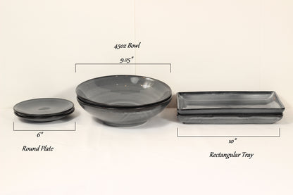 Anfora Denali Grey- Appetizer & Tapas Set