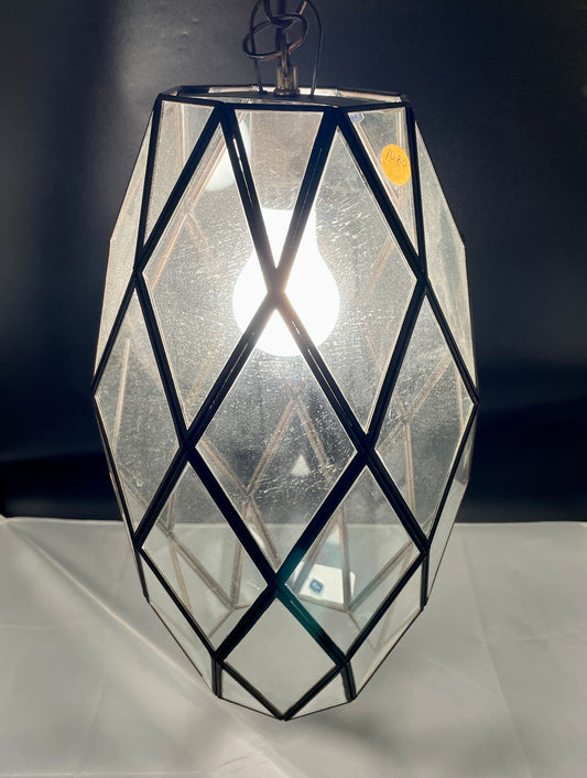Transparent Tin Pineapple Geometric Ceiling Pendant Lamp