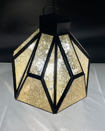 Small Bell Gold Tin Geometric Ceiling Pendant Lamp