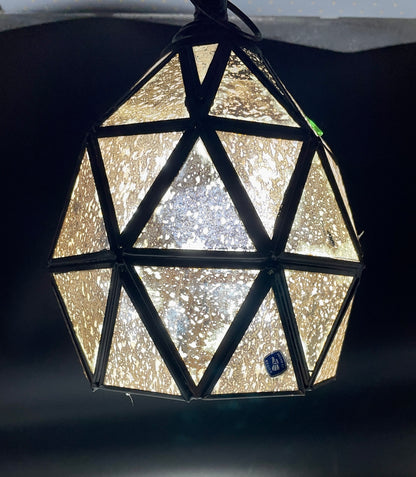 Small Pineapple Gold Tin Geometric Ceiling Pendant Lamp