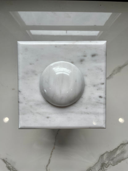 White Large Onyx Ash Container