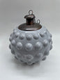 Light Gray Ball Patterned Citronella Ceramic Sphere
