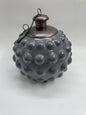 Gray Ball Patterned Citronella Ceramic Sphere