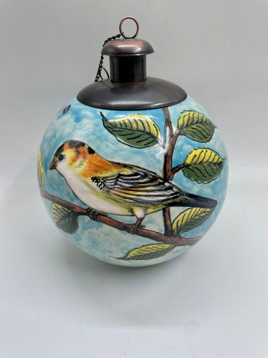 Bird Design Citronella Ceramic Sphere