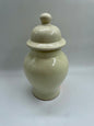 Small Beige Ceramic Urn