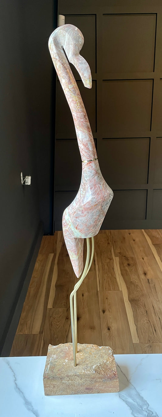 Down Pink Onyx Crane
