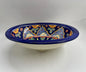 Blue and Multicolor Patterned Small Flower Talavera Drop-In Sink