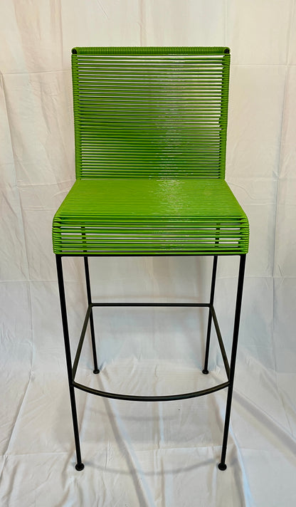 Tall Olive Green Acapulco Baresque Chair