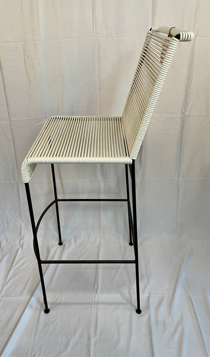 Tall White Acapulco Baresque Chair