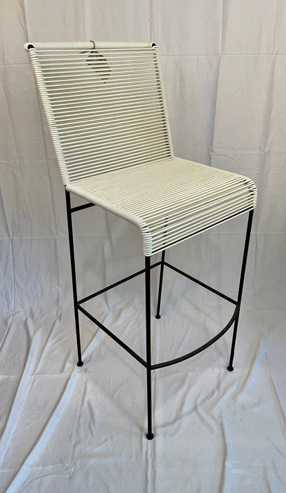 Tall White Acapulco Baresque Chair