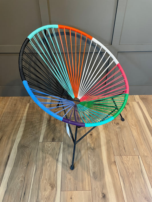 Multicolor Flower Acapulco Chair