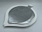 Silver and White Big 2pc Fish Pewter Tray Set