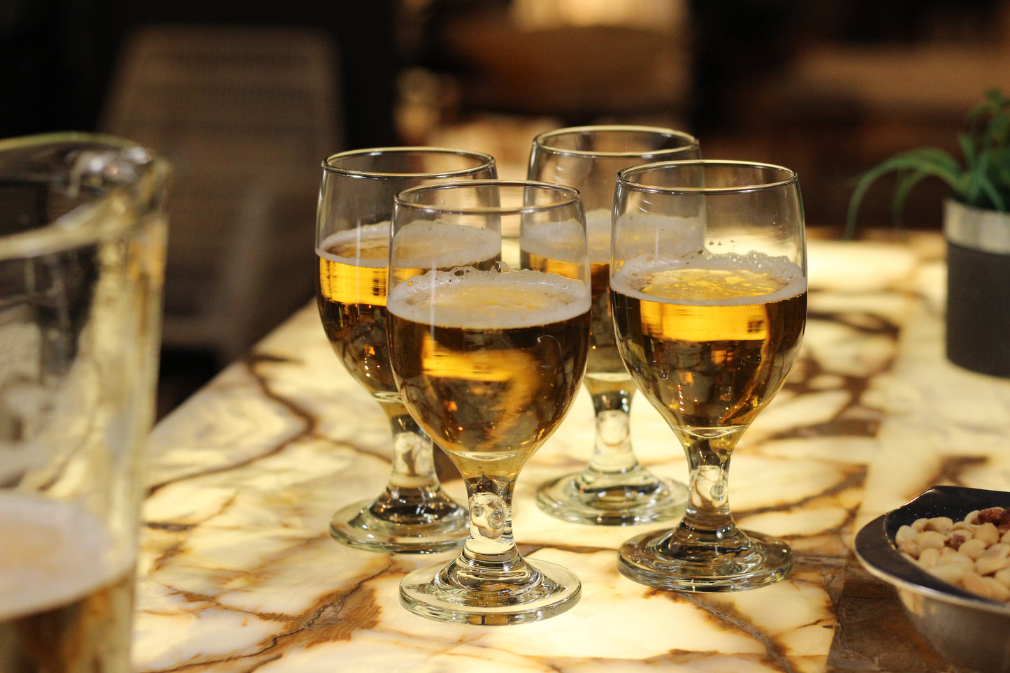 Copa Cervecera California 12oz Beer Goblet – Set of 4