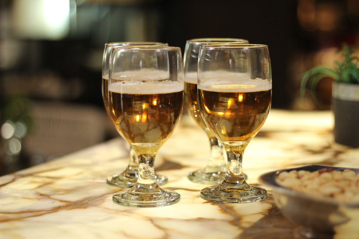 Copa Cervecera California 12oz Beer Goblet – Set of 4